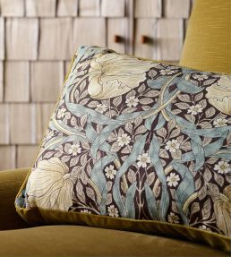 Pimpernel Fabric by Morris & Co Indigo/Hemp