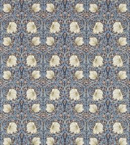 Pimpernel Fabric by Morris & Co Indigo/Hemp