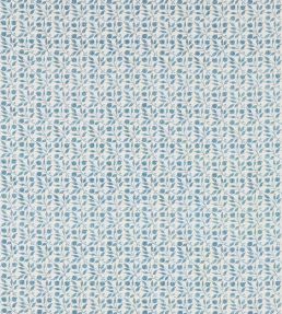 Rosehip Fabric by Morris & Co Mineral Blue