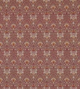 Snakeshead Fabric by Morris & Co Claret/Gold