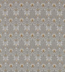 Snakeshead Fabric by Morris & Co Pewter/Gold