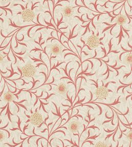 Scroll Wallpaper by Morris & Co Light Brick/Buff