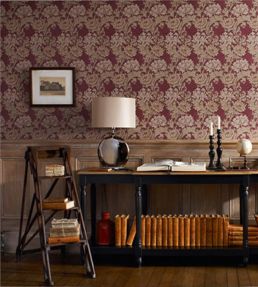 Chrysanthemum Wallpaper by Morris & Co Indigo