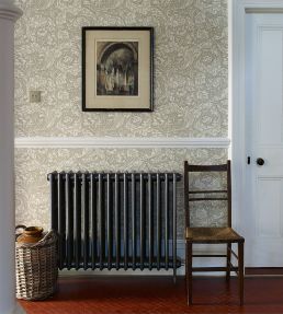 Bachelors Button Wallpaper by Morris & Co Silver