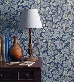 Bramble Wallpaper by Morris & Co Indigo