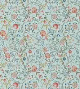 Mary Isobel Wallpaper by Morris & Co Silk Blue/Pink