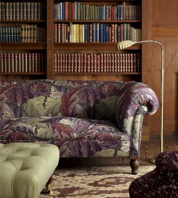Acanthus Tapestry Fabric by Morris & Co Indigo/Mineral