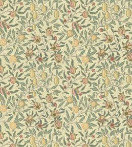 Fruit Minor Fabric by Morris & Co Ivory/Teal
