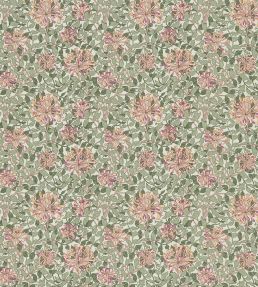 Honeysuckle Fabric by Morris & Co Chalk/Yellow