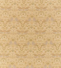 Bird Weave Fabric by Morris & Co Ochre