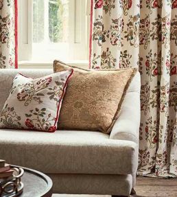 Bird Weave Fabric by Morris & Co Ochre