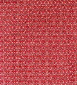 Eye Bright Fabric by Morris & Co Red