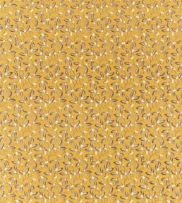 Mistletoe Embroidery Fabric by Morris & Co Saffron