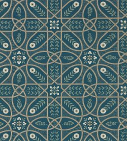 Brophy Trellis Wallpaper by Morris & Co Deep Teal