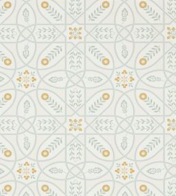 Brophy Trellis Wallpaper by Morris & Co Ivory Sage