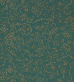 Middlemore Wallpaper by Morris & Co Moss Gold