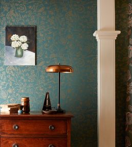 Middlemore Wallpaper by Morris & Co Chalk Charcoal