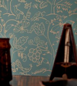 Middlemore Wallpaper by Morris & Co Chalk Charcoal