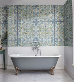 Wilhelmina Wallpaper by Morris & Co Indigo