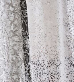 Pure Net Ceiling Applique Fabric by Morris & Co Paper White