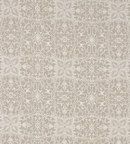 Pure Net Ceiling Embroidery Fabric by Morris & Co Flax