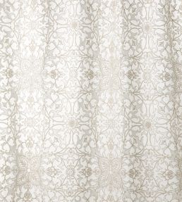 Pure Net Ceiling Embroidery Fabric by Morris & Co Paper White