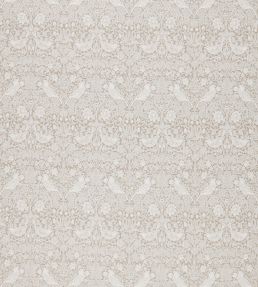 Strawberry Thief Embroidery Fabric by Morris & Co Flax