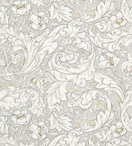 Pure Bachelors Button Fabric by Morris & Co Horned Poppy Grey