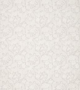 Pure Bachelors Button Embroidery Fabric by Morris & Co Pebble