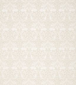 Pure Brer Rabbit Weave Fabric by Morris & Co Flax