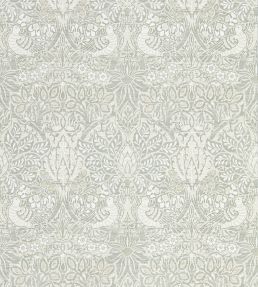 Pure Dove & Rose Wallpaper by Morris & Co Grey Blue