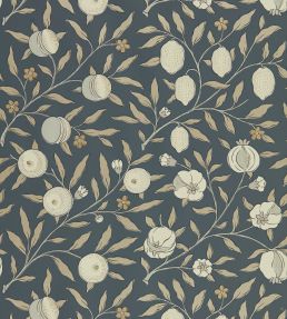 Pure Fruit Wallpaper by Morris & Co Black Ink
