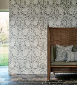 Pure Pimpernel Wallpaper by Morris & Co Black Ink