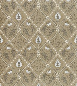 Pure Trellis Wallpaper by Morris & Co Gold