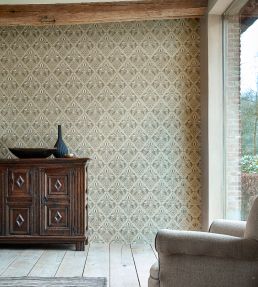 Pure Trellis Wallpaper by Morris & Co Lightish Grey