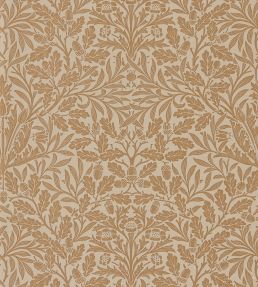 Pure Acorn Wallpaper by Morris & Co Gilver/Copper