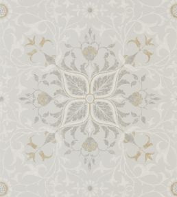 Pure Net Ceiling Wallpaper by Morris & Co Stone/Chalk