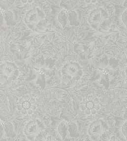 Pure Poppy Wallpaper by Morris & Co Dove/Chalk