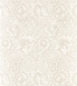 Pure Poppy Wallpaper by Morris & Co Ecru/Stone