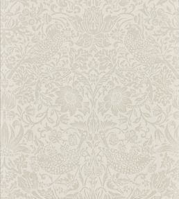 Pure Strawberry Thief Wallpaper by Morris & Co Ecru/Cream