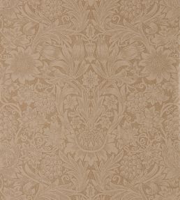 Pure Sunflower Wallpaper by Morris & Co Copper/Russet
