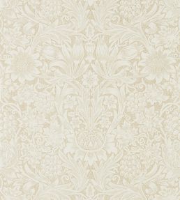 Pure Sunflower Wallpaper by Morris & Co Parchment/Gold