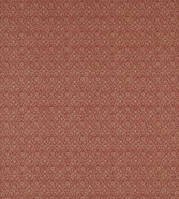 Bellflowers Weave Fabric by Morris & Co Russet