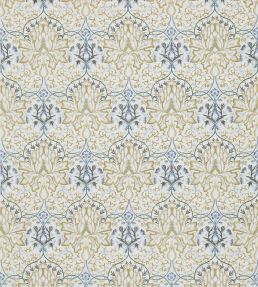 Artichoke Embroidery Fabric by Morris & Co Soft Gold/Cream