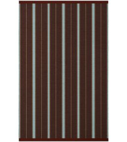 Layered Morrisstudio Racer Stripe rug Betty Brown MSRSBB140200 Betty Brown