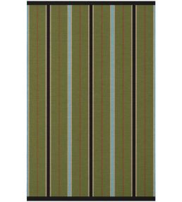 Layered Morrisstudio Racer Stripe rug Cooper Green MSRSCG140200 Cooper Green