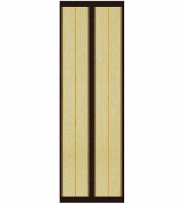 Layered Morrisstudio Racer Stripe Runner rug Margarine MSRSMG75240 Margarine