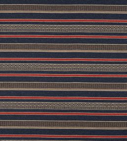 Morro Stripe Fabric by Jane Churchill Navy