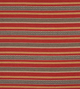 Morro Stripe Fabric by Jane Churchill Red