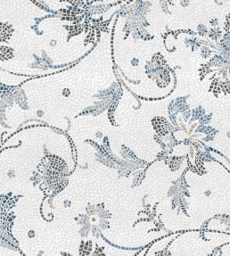 Mosaicum Wallpaper by Coordonne Aqua